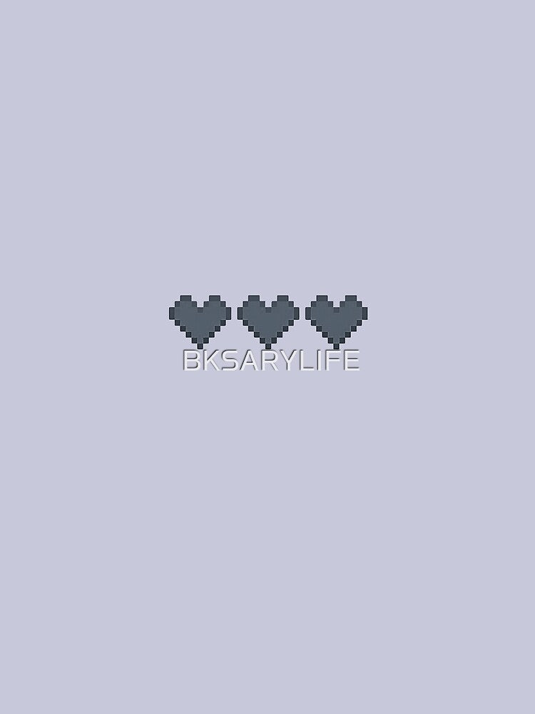 8-Bit Love: Gaming Heart Health Bar | Retro Gaming Art by BKSARYLIFE