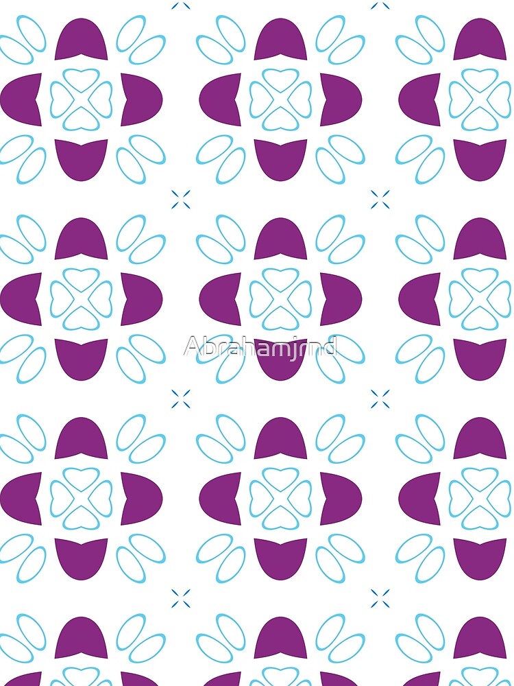 pastel atmosphere circle seamless colorful repeat pattern by Abrahamjrnd