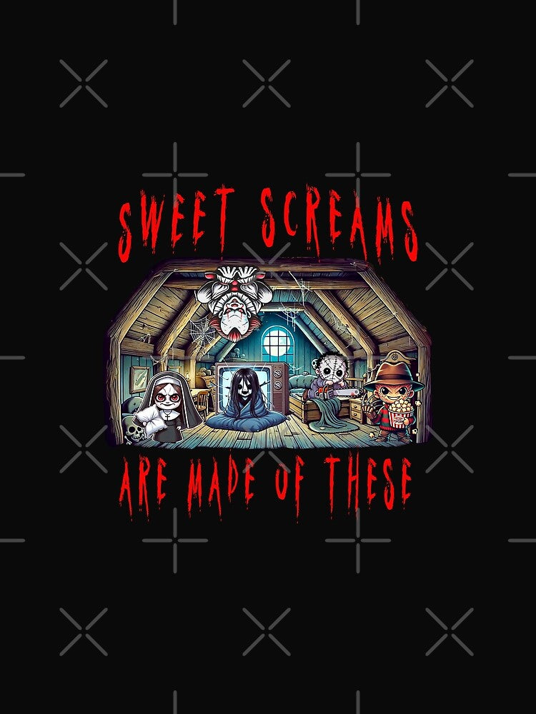 Sweet Screams Are Made of These T-Shirt - Halloween Horror Graphic Tee by SSD-