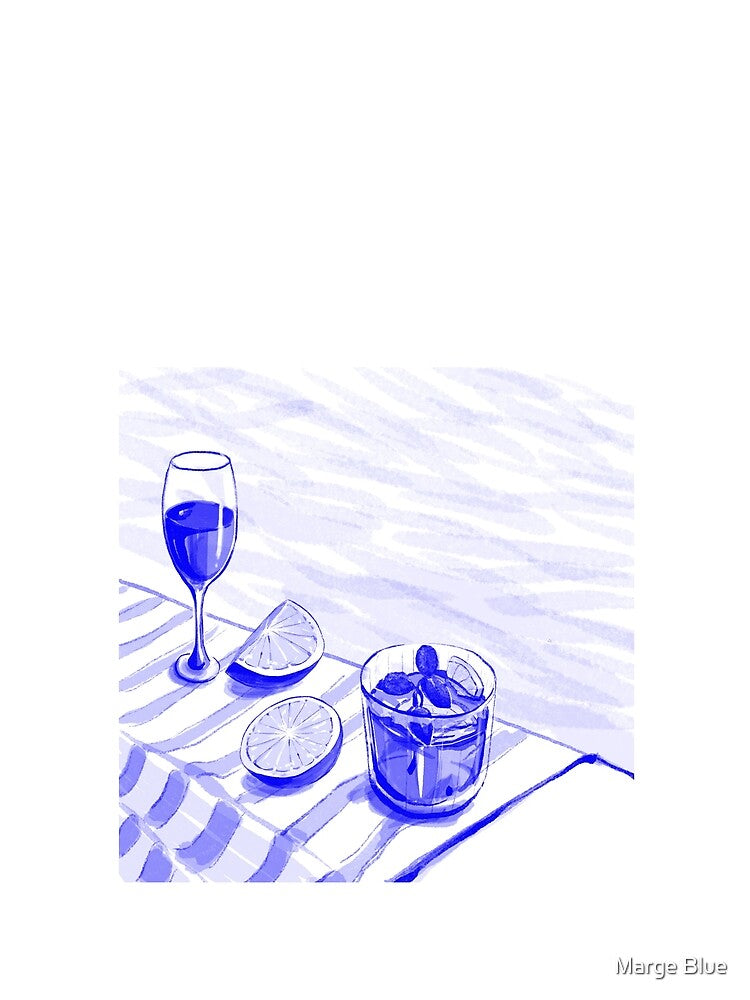 relaxation in the swimming pool by Marge Blue