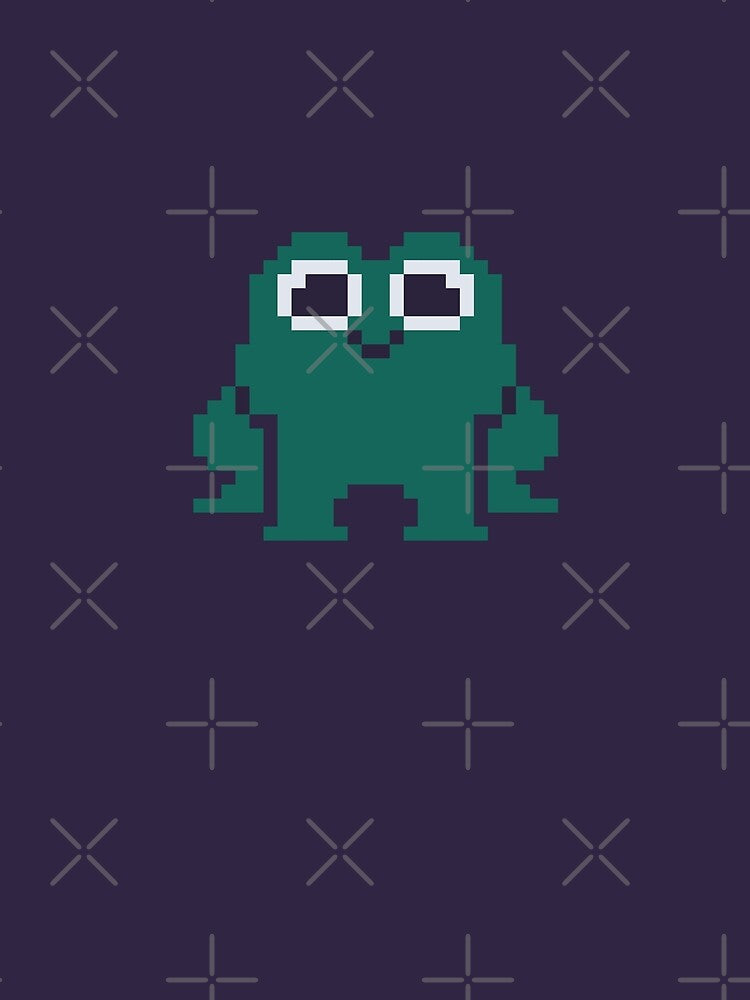 Retro Pixel Frog by TheWilsonland