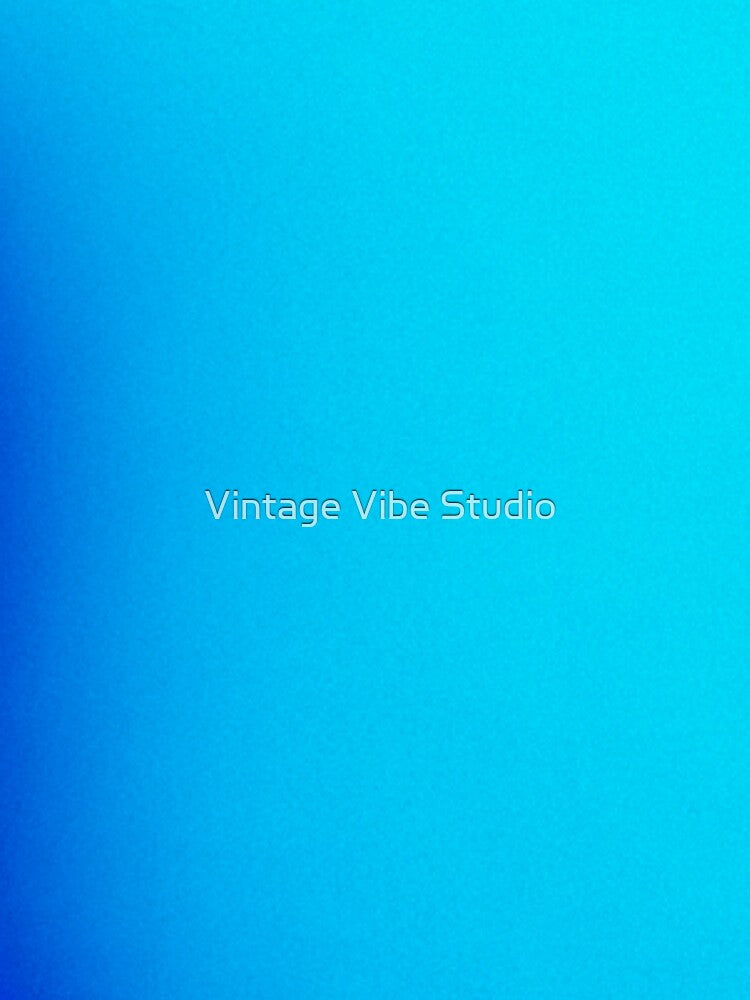 Butterfly Aqua Blue Gradient by Vintage Vibe Studio