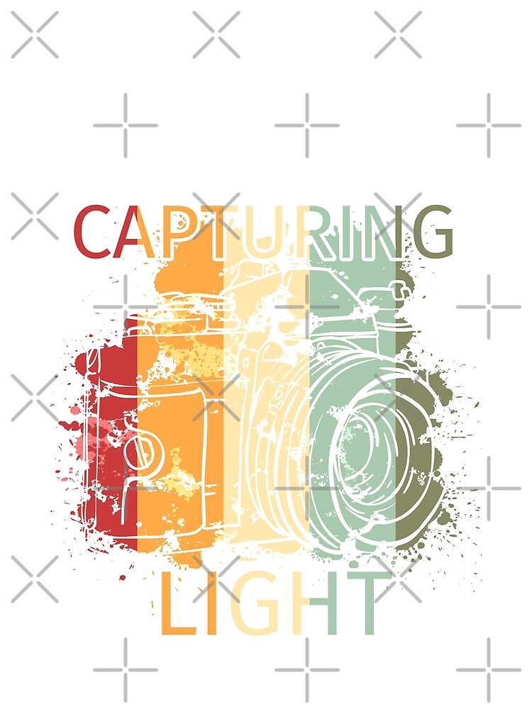 Retro Vintage Photography product Gift - Capturing Light by D-C-Designs