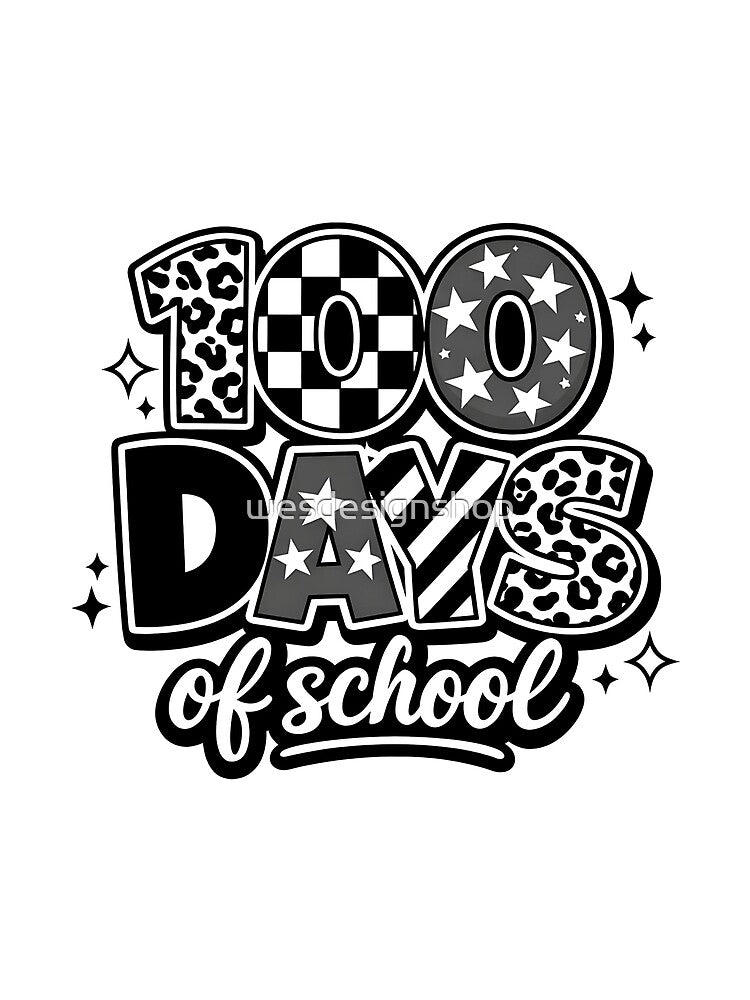 100 Days of School by wesdesignshop