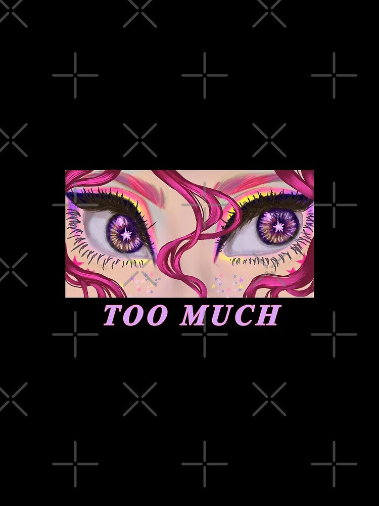 Too Much Aesthetic Dreamy Pastel Eyes Design by KateDreams