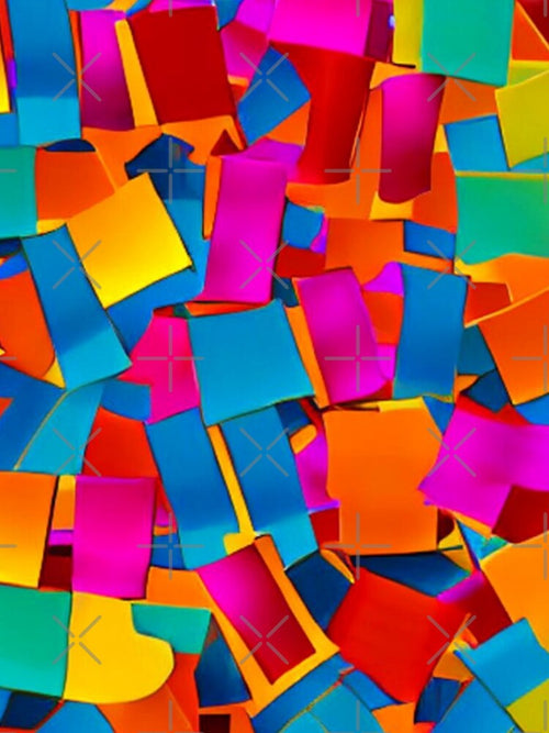 Abstract Colorful Confetti by calibrit