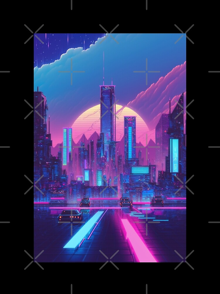 Synthwave night City by RESToRAPTOR