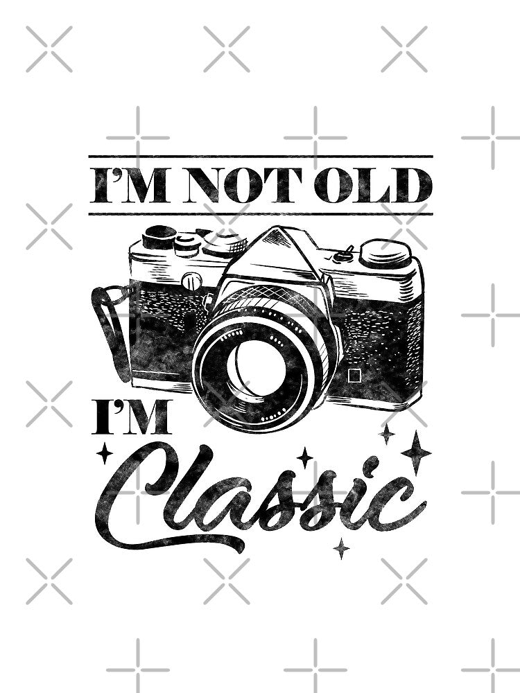 i'm not old i'm classic - vintage camera by Ric Gilar
