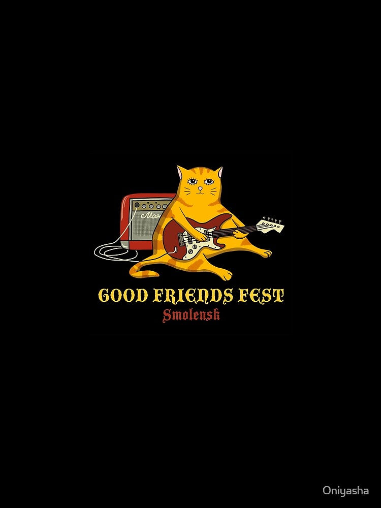 Rock Cat Funny Guitar Festival by Oniyasha