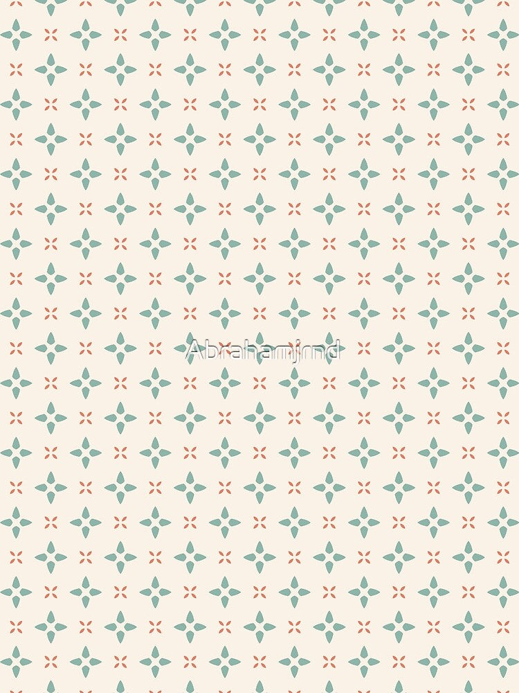 pattern abstract flowers seamless colorful repeat by Abrahamjrnd