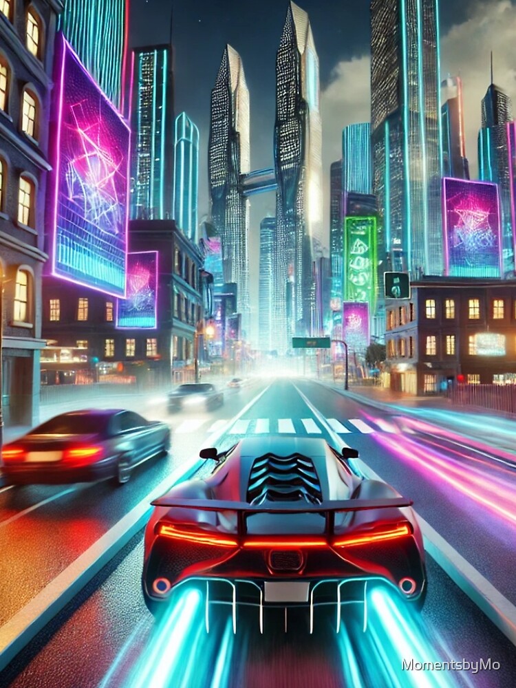 Cyberpunk City Racing Adventure by MomentsbyMo
