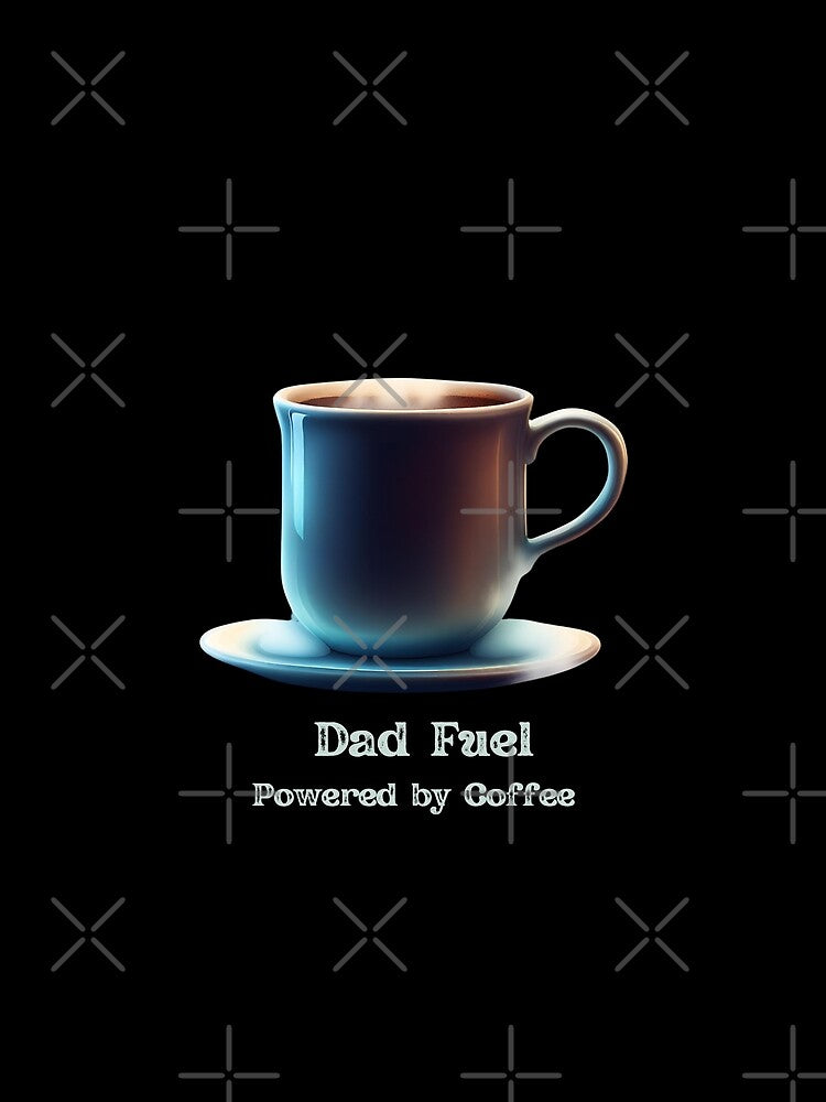 Dad Fuel Powered by Coffee Mug Funny by VanessaMF