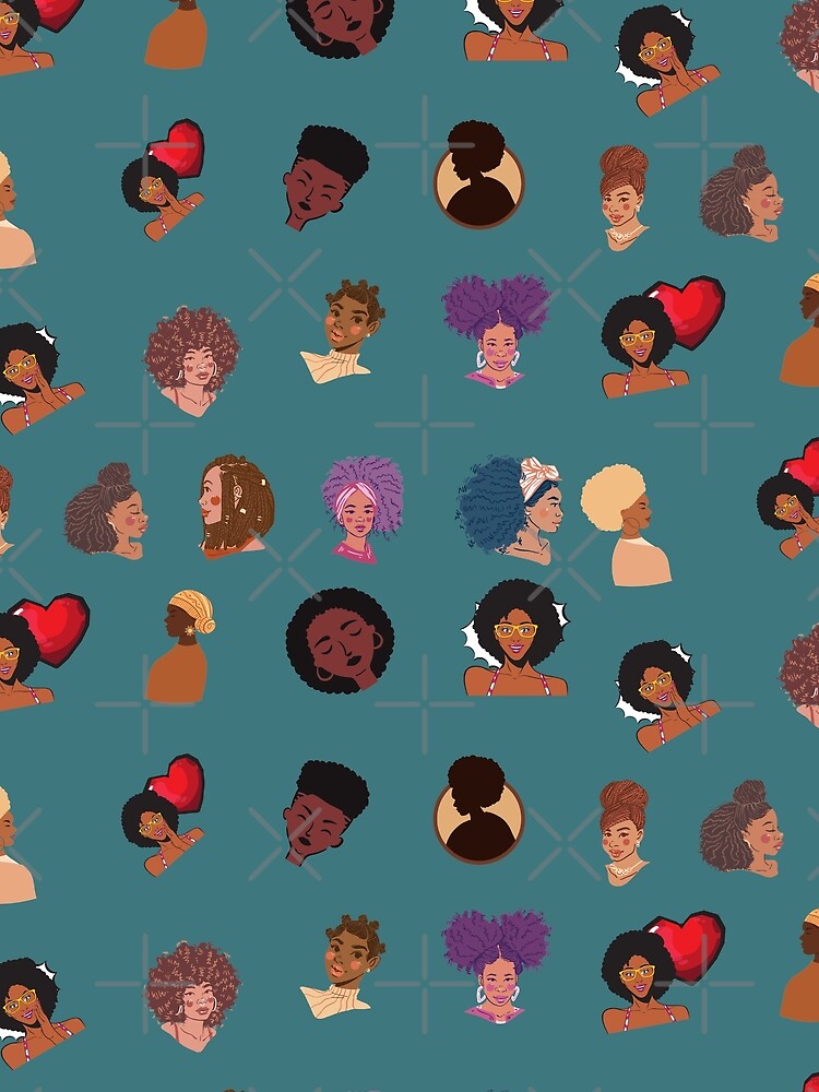 Cool African American Black Women Promoting Racial Diversity & Creativity by haRexia
