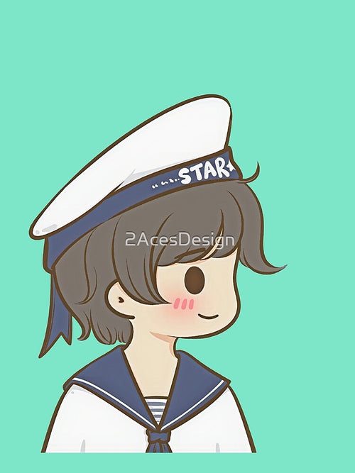 4 - Sailor Boy cute cartoon couples design for children, for family, for brother and sister or for best friends. by 2AcesDesign