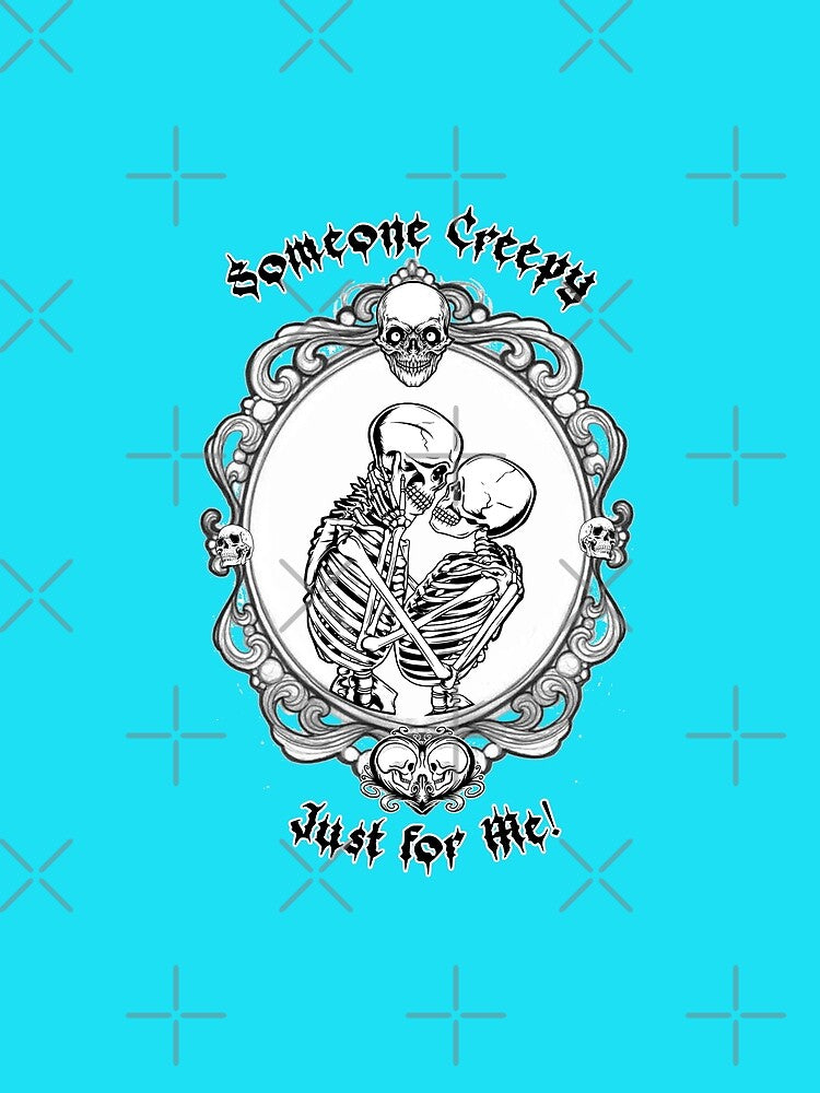 Goth Skull Love Mirror by The Tinfoil Mafia