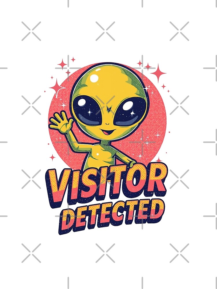 Visitor Detected – Retro Pixel Alien Arcade Design by Dhenin Studio