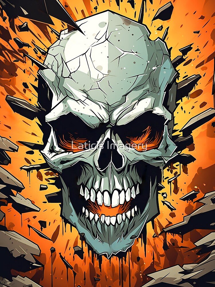 LI Merx – Fractured Skull / Skulls by Laticis Imagery