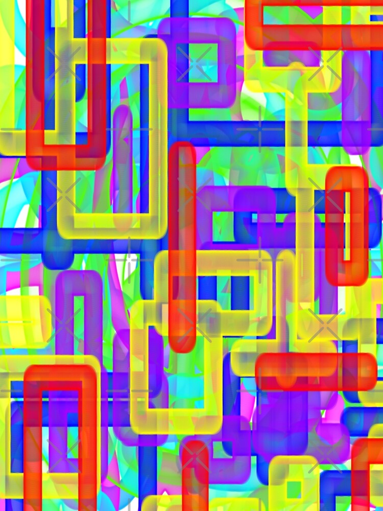 Colorful square by Tw1nsAIArt