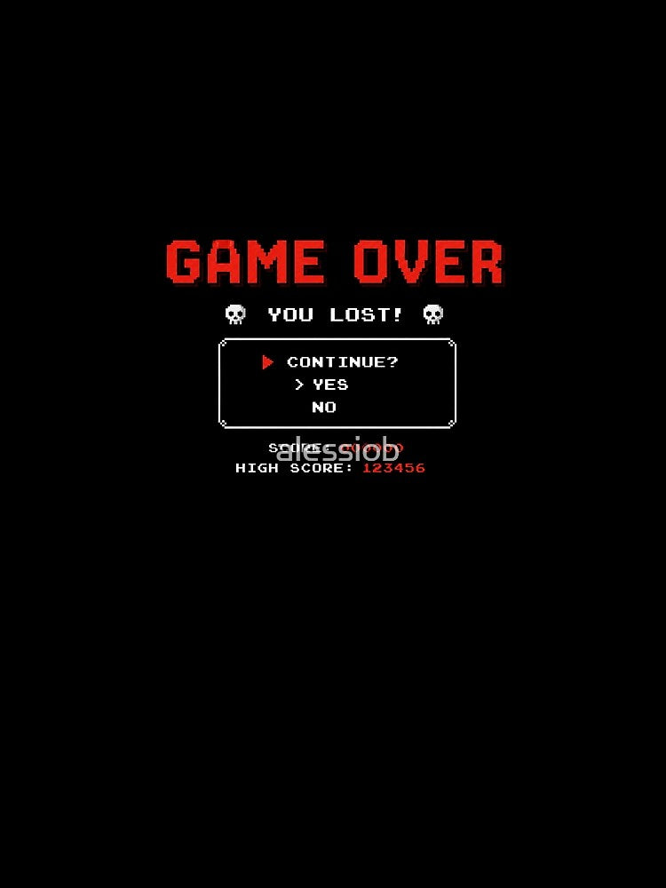 GAME OVER – Continue? Retro Gaming by alessiob