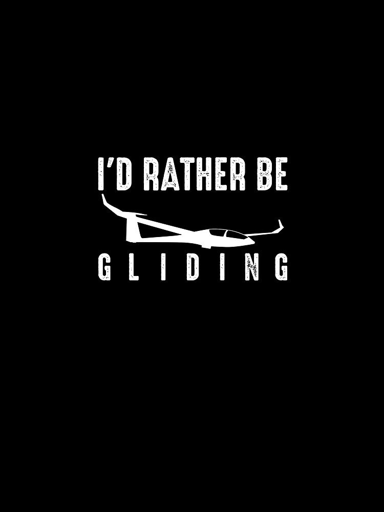 Id Rather Be Gliding Cute Glider Pilot Aviation Funny Gift Premium T-Shirt by rturuytuyt