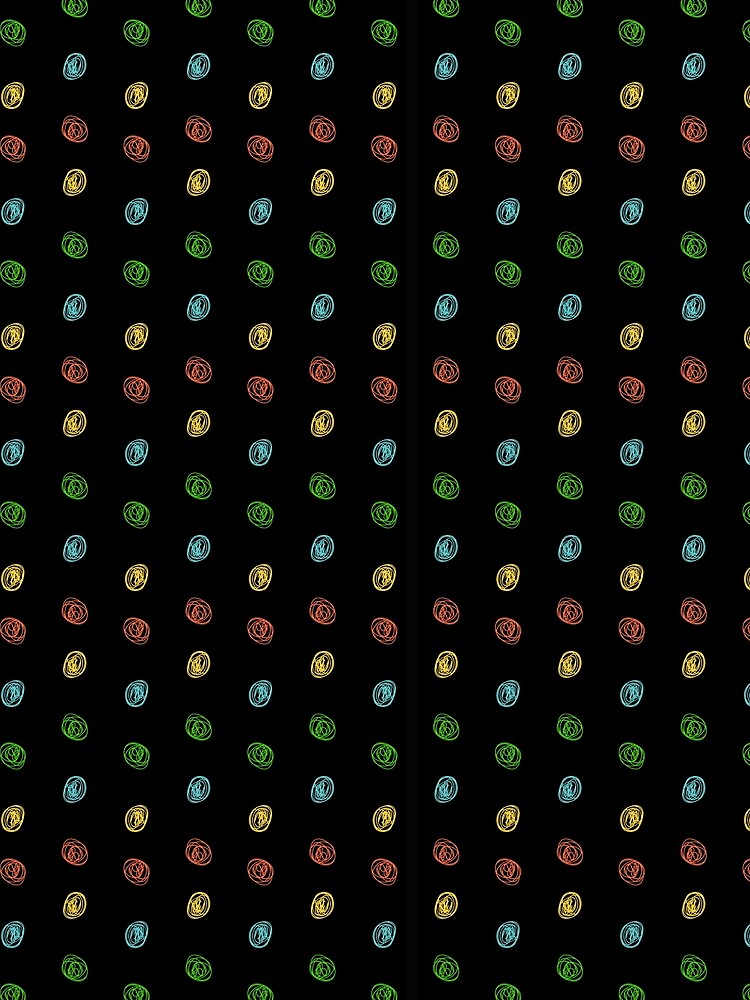 Watercolor polka dot background by della95