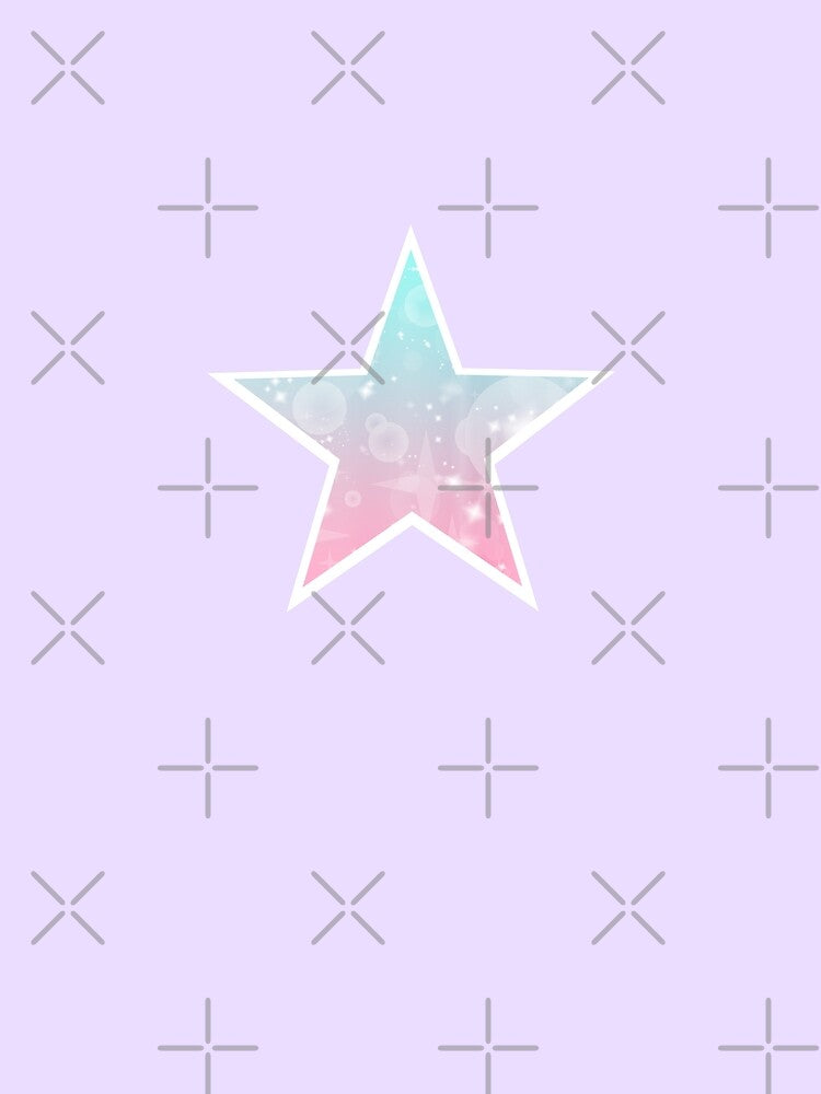 Kawaii Magical Cotton Candy Star by Bumblefuzzies