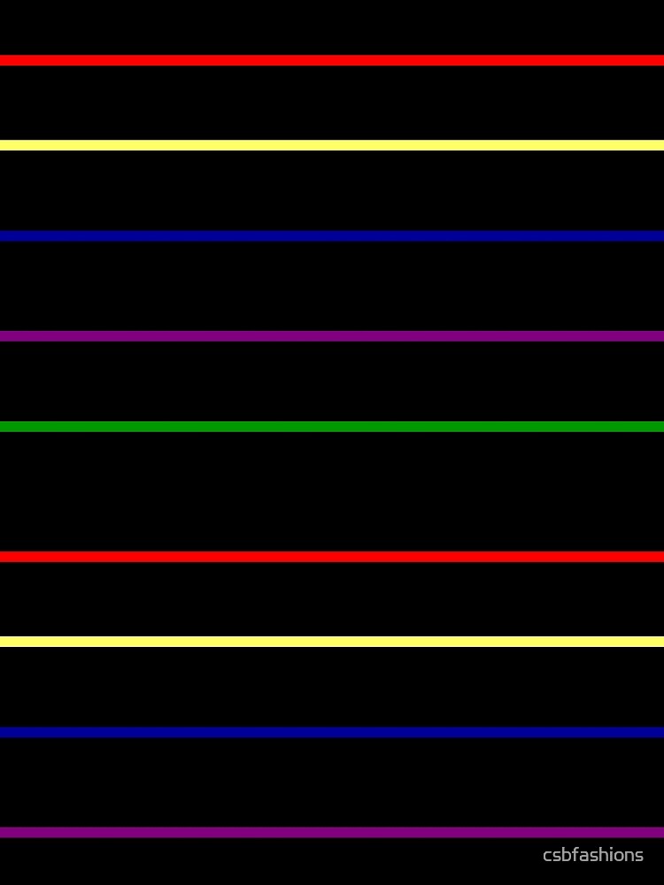 Colorful Stripes by csbfashions