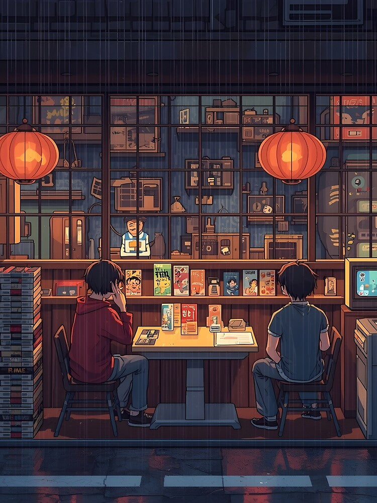 Rainy Tokyo Pixel Café – Cosy Retro Gaming Night by ThePixelArchive