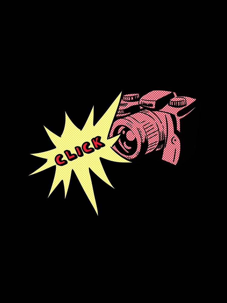 Vintage Camera Photographer T-Shirt Pop Art Print Classic T-Shirt by saurelmosert
