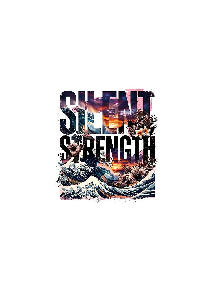 Silent Strength Christian Typography Shirt – Inspirational Faith Based Masculine T-Shirt for Strong Christian Men by pngfaithstudio