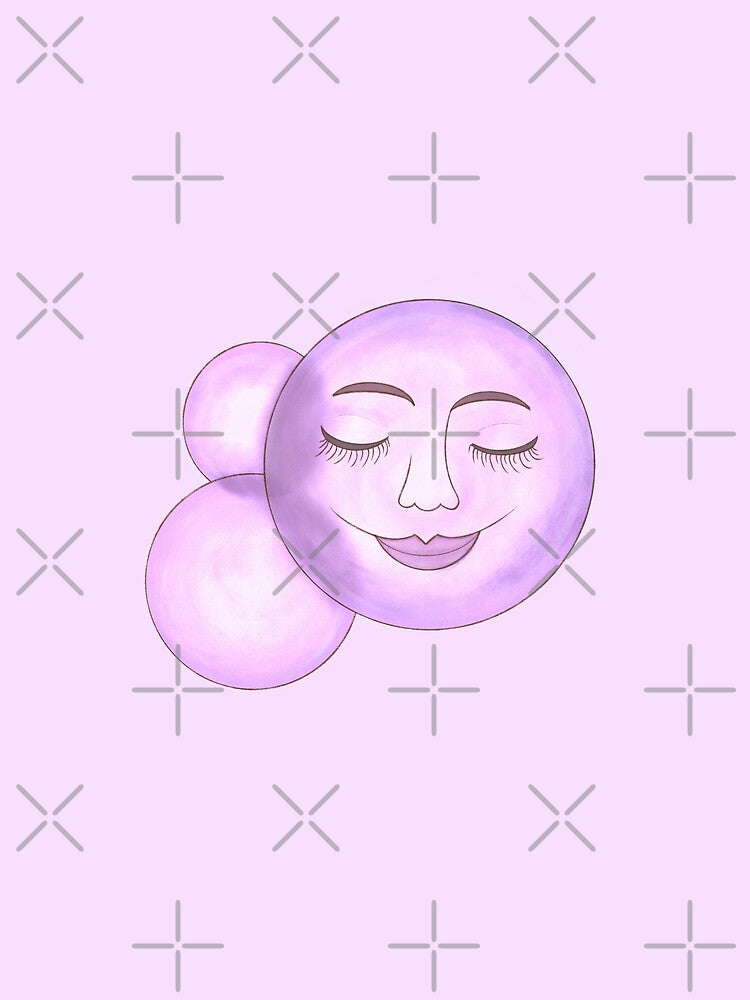 Pastel Purple Bubbles by Kike Camacho