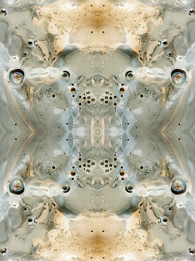 Symmetry in pastel GOLD # 1 by Psilographics