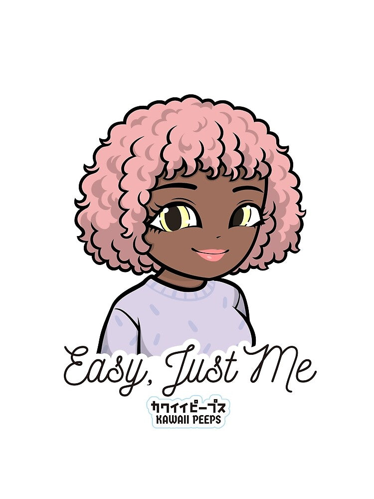 Pastel Power Crew Easy Just Me – Soft Kawaii Self Care Design by P-L-Sardines