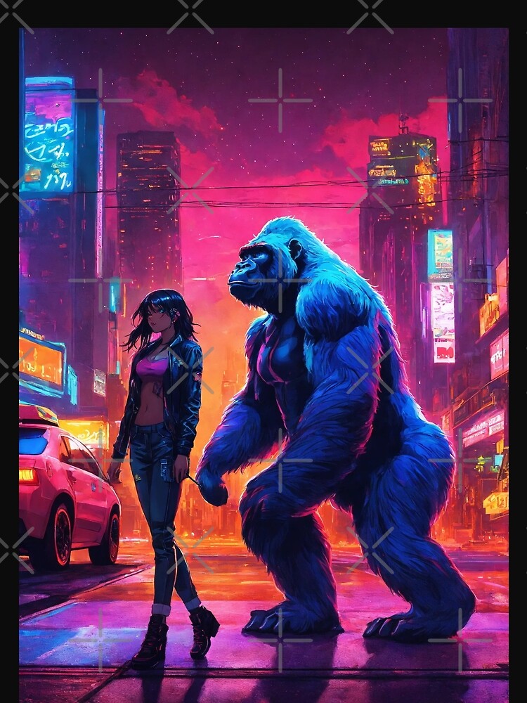 Cyberpunk Gorilla by RaF71PrO