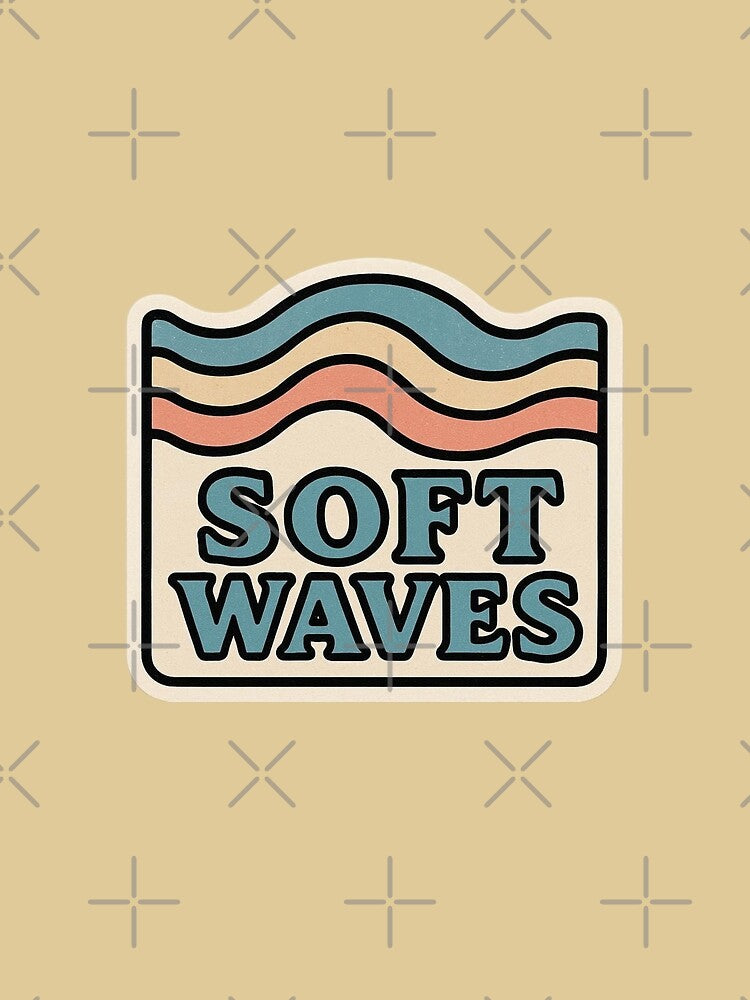 Soft Waves – Pastel Minimal Ocean Vibes by |TRSSHOP|