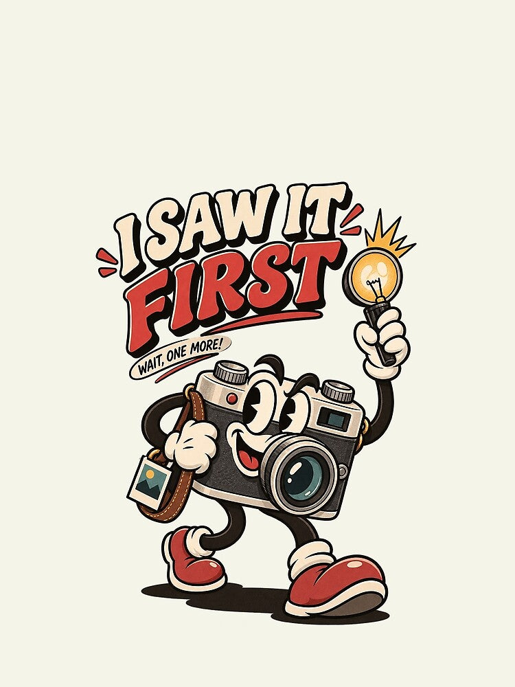 I Saw It First Camera Mascot by HoopeStylee