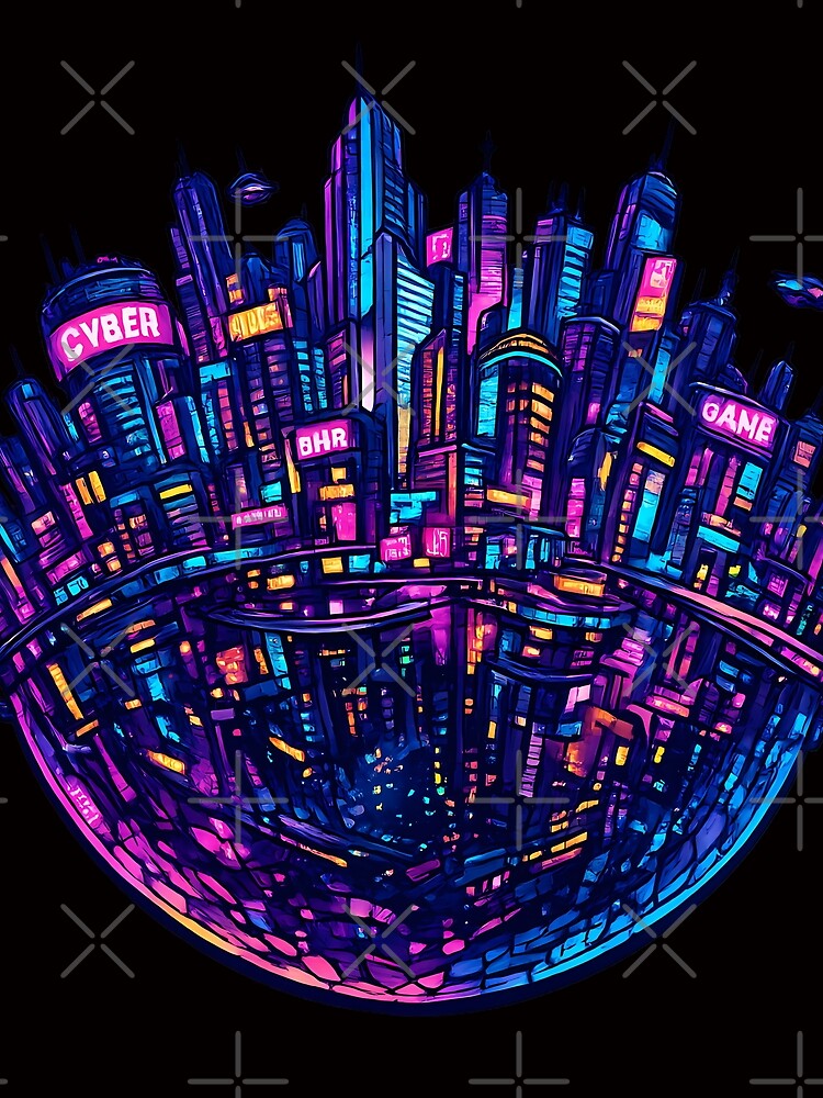 Planet Cyberpunk Neon by kyokugen