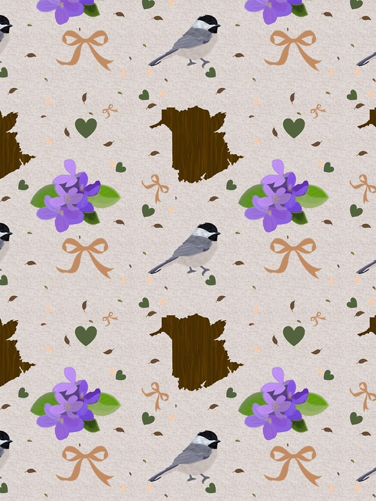 New Brunswick Seamless Pattern by MegitsunesMedia