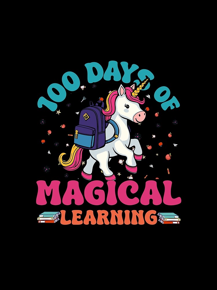 100 Days of magical learning t-shirt design by FashionHub2021