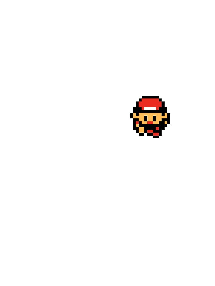 Red Running - Gameboy Character - Retro pixel art by ItsRetro90s