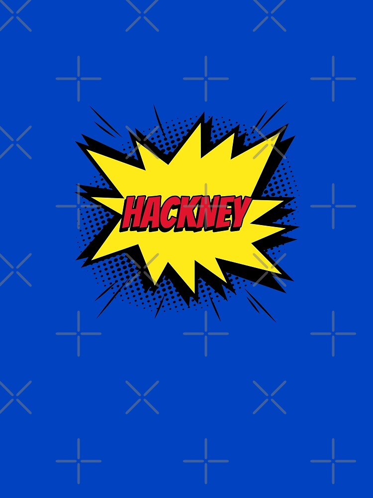 Hackney comic kapow style artwork by CreatedbyJR