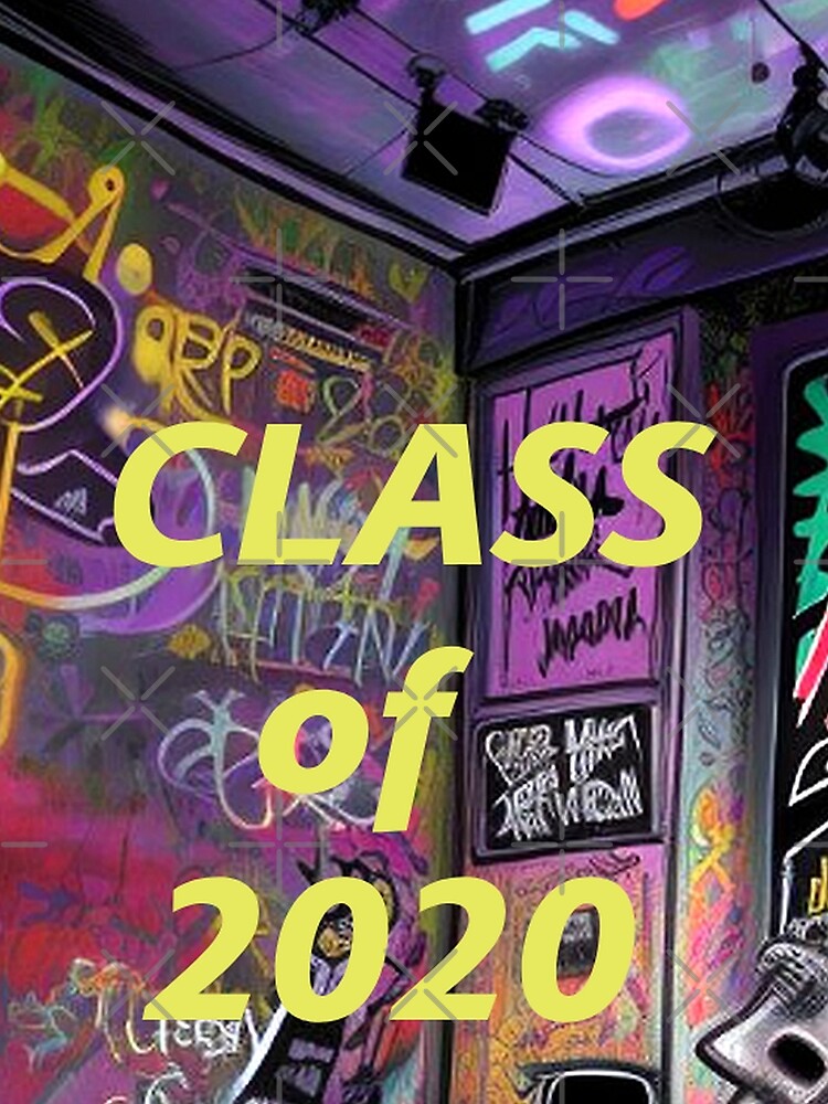 Class of 2020 Abstract Graffiti Art by TheDarkWardrobe