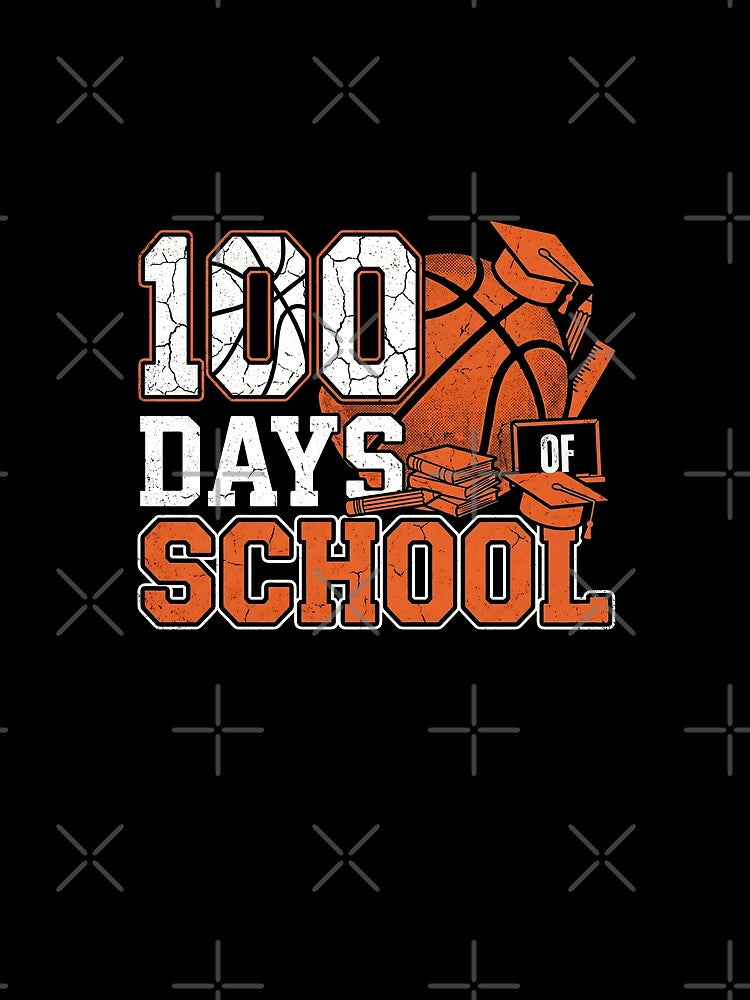 Toddler 100 Days of School boy Shirt, basketball 100 days Shirt, boy toddler Design, Cute Teacher Shirt, 100 days of school gift by THREE LITTLE BEANS
