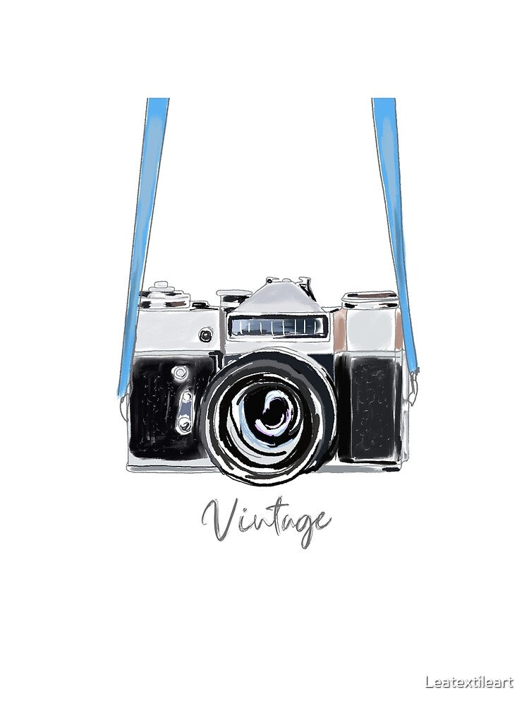 Vintage Camera by Leatextileart