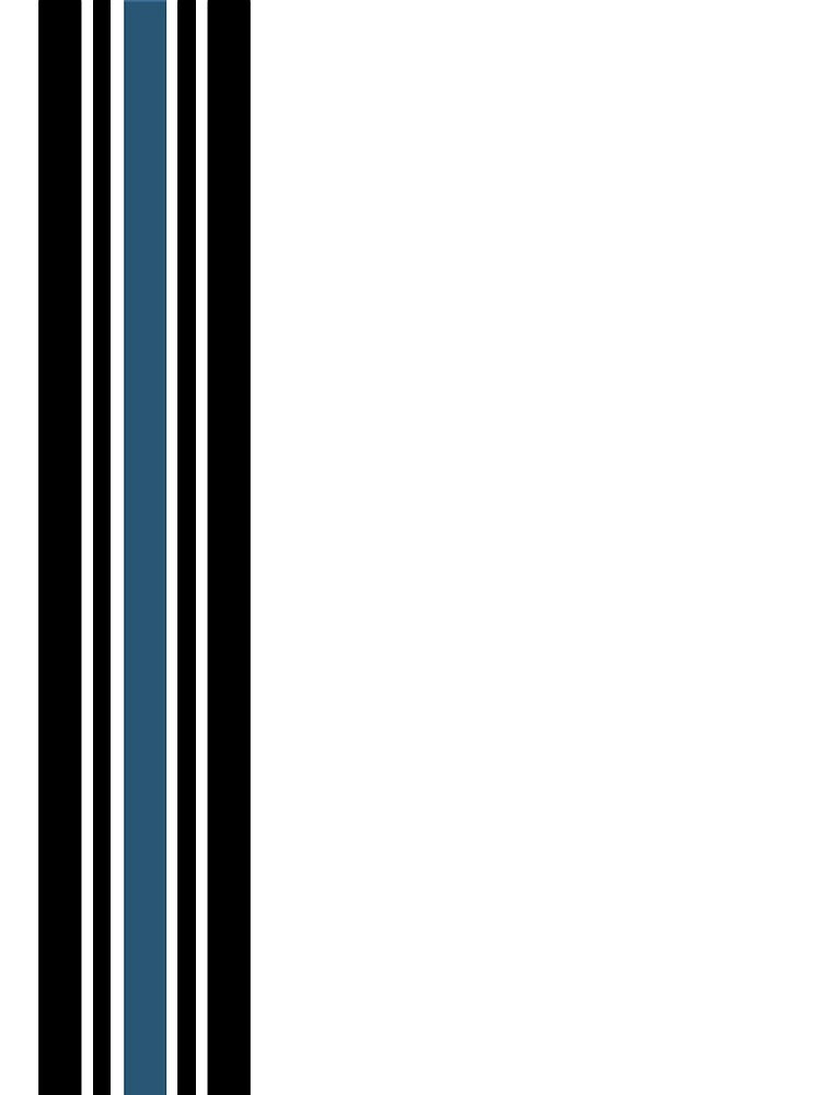 Black and Blue Stripes With White Background by pro2ozoa