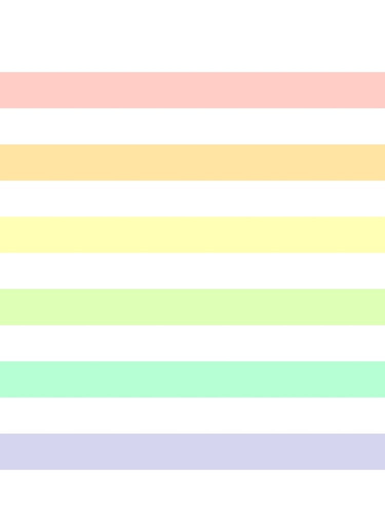 Pastel Rainbow Stripes by SNG12