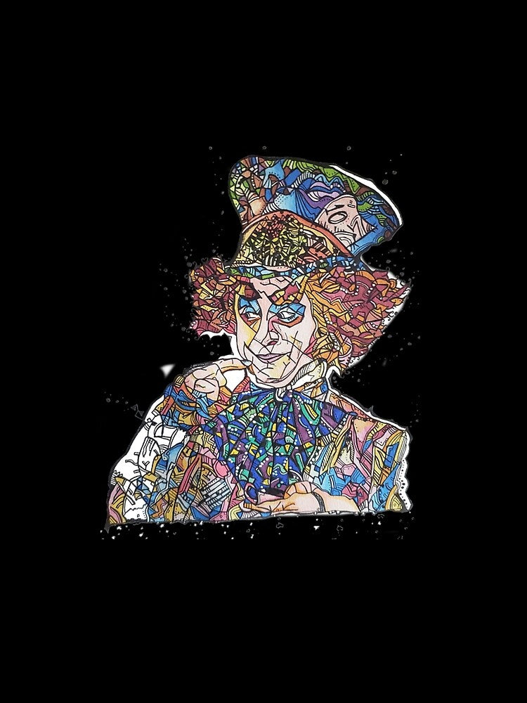 Geometric Mad Hatter by Vera Wilson
