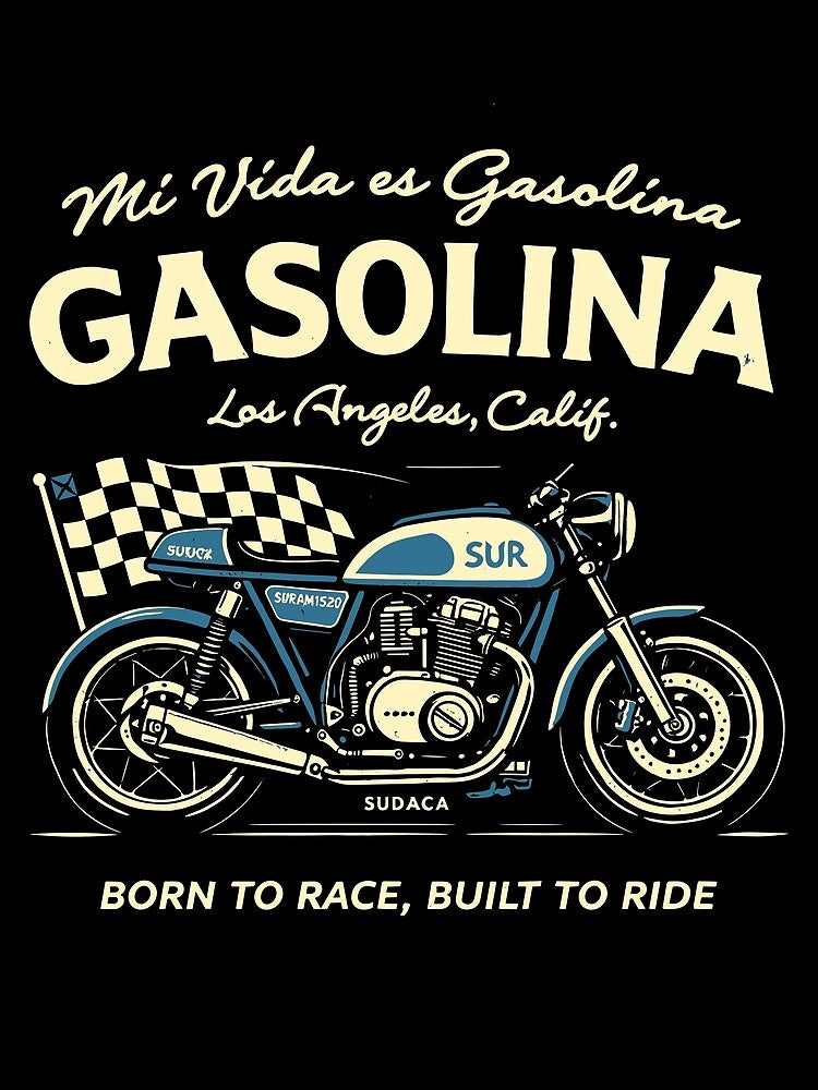 Motorcycle Racing T-Shirt by Matinez Pink