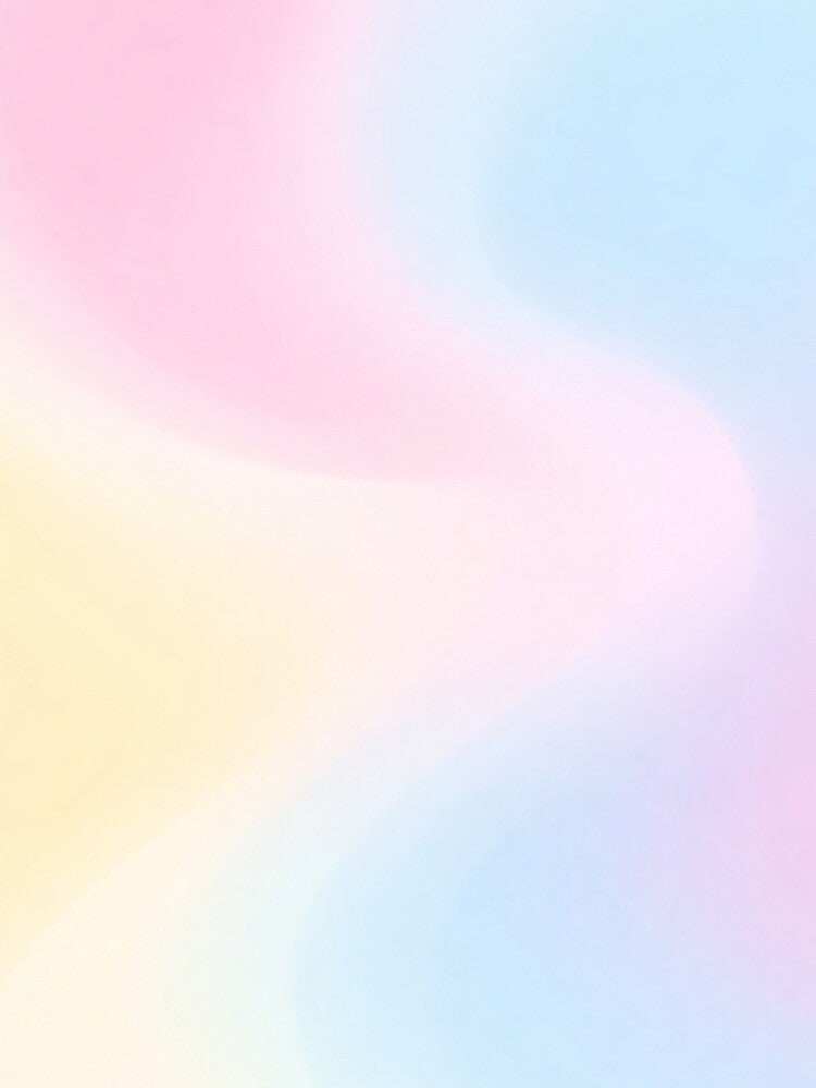 Pastel Abstract Gradient Pattern | Soft Minimal Background in Pink Blue Yellow | Modern Aesthetic Design by DrizzyV