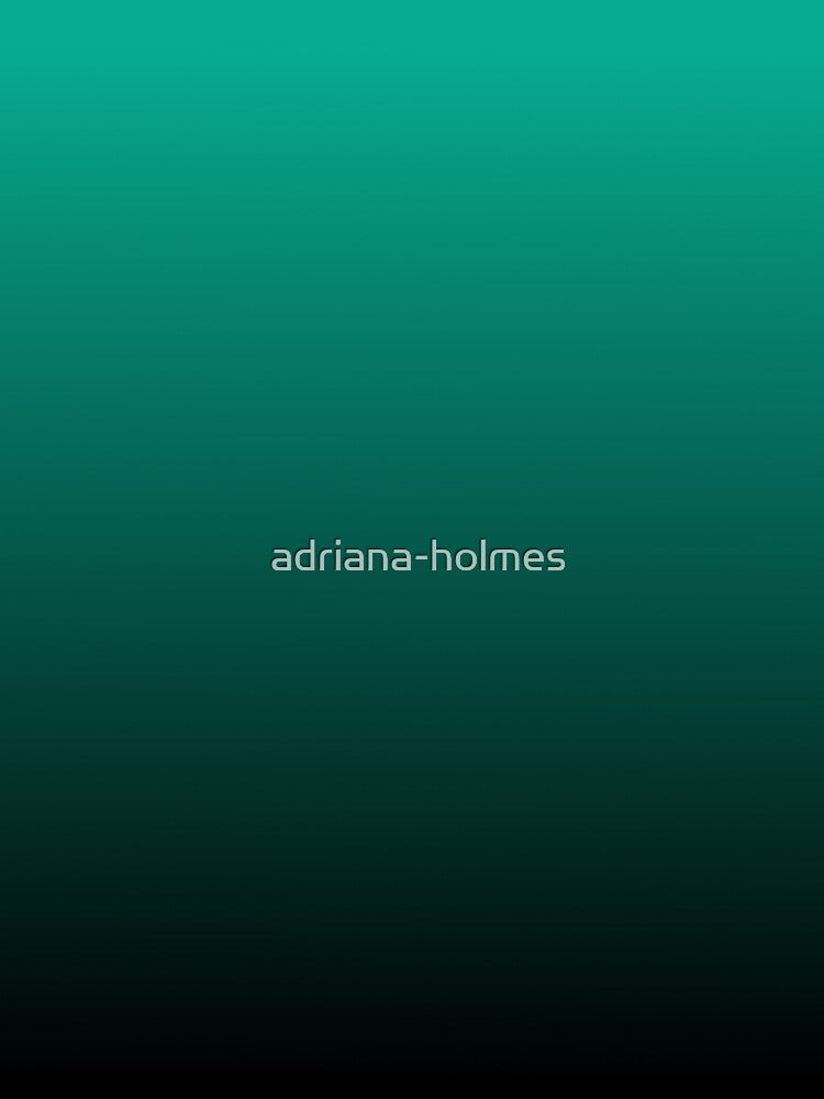 Green Teal Gradient Ombre Color by adriana-holmes